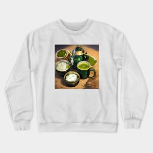 Matcha Green Tea Japanese Crewneck Sweatshirt